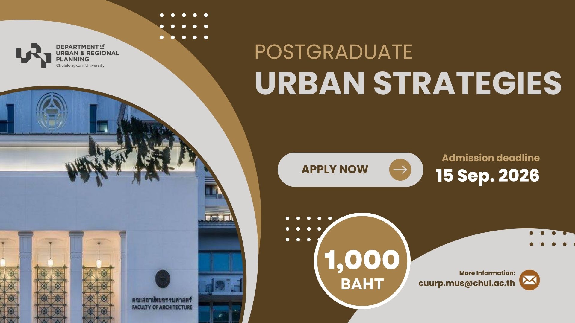 Application fee, second semester of 2026 academic year -MUS